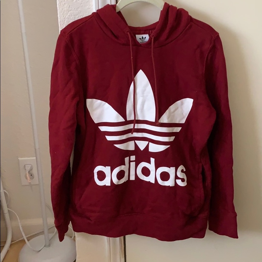 Adidas Maroon Hoodie